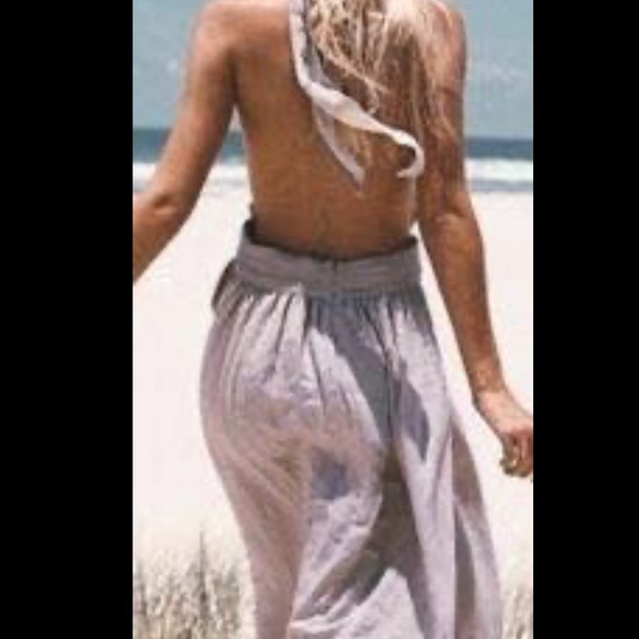 COPY - Sabo skirt maple open back gray dress - Picture 5 of 7